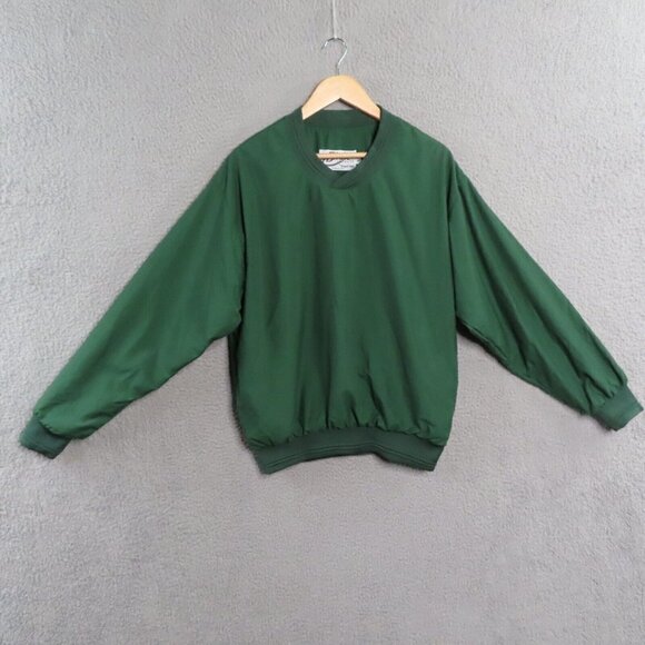 Vintage Birdie Richard Leslie Jacket Small Pullover Golf Windbreaker Green Nylon - Picture 1 of 9